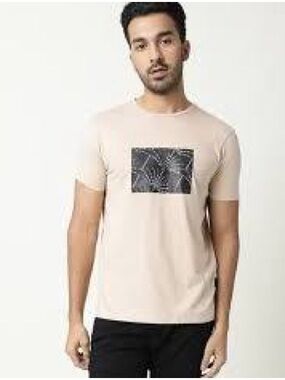 Rare Rabbit Men’s Clams Primary Graphic T-Shirt Size L